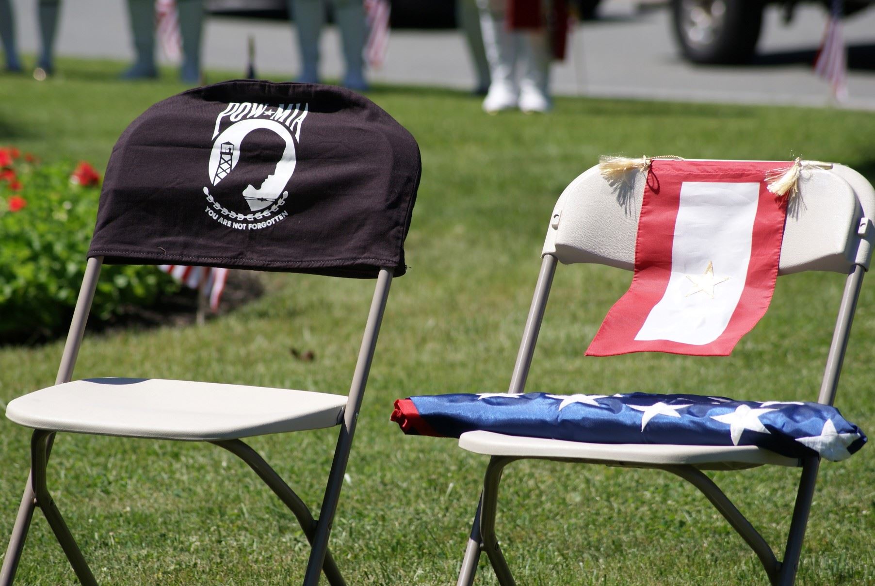 POW-MIA and Gold Star Remembrance Chairs